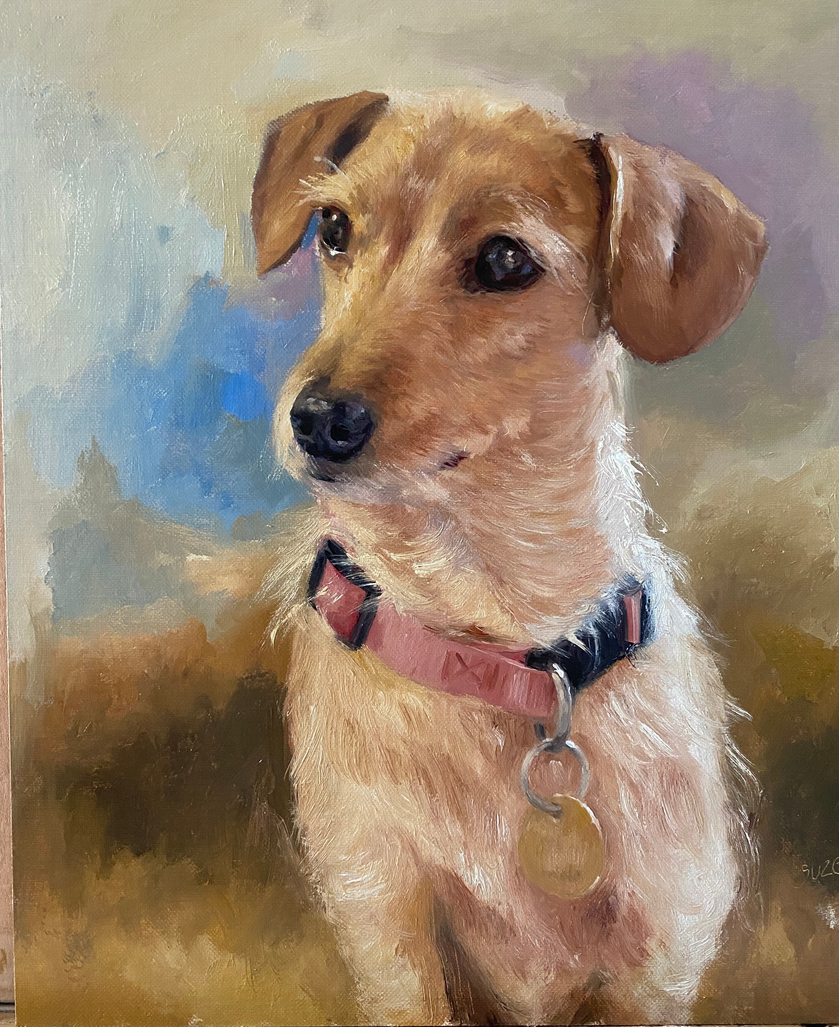 Dog portrait by SuzeMaryArt