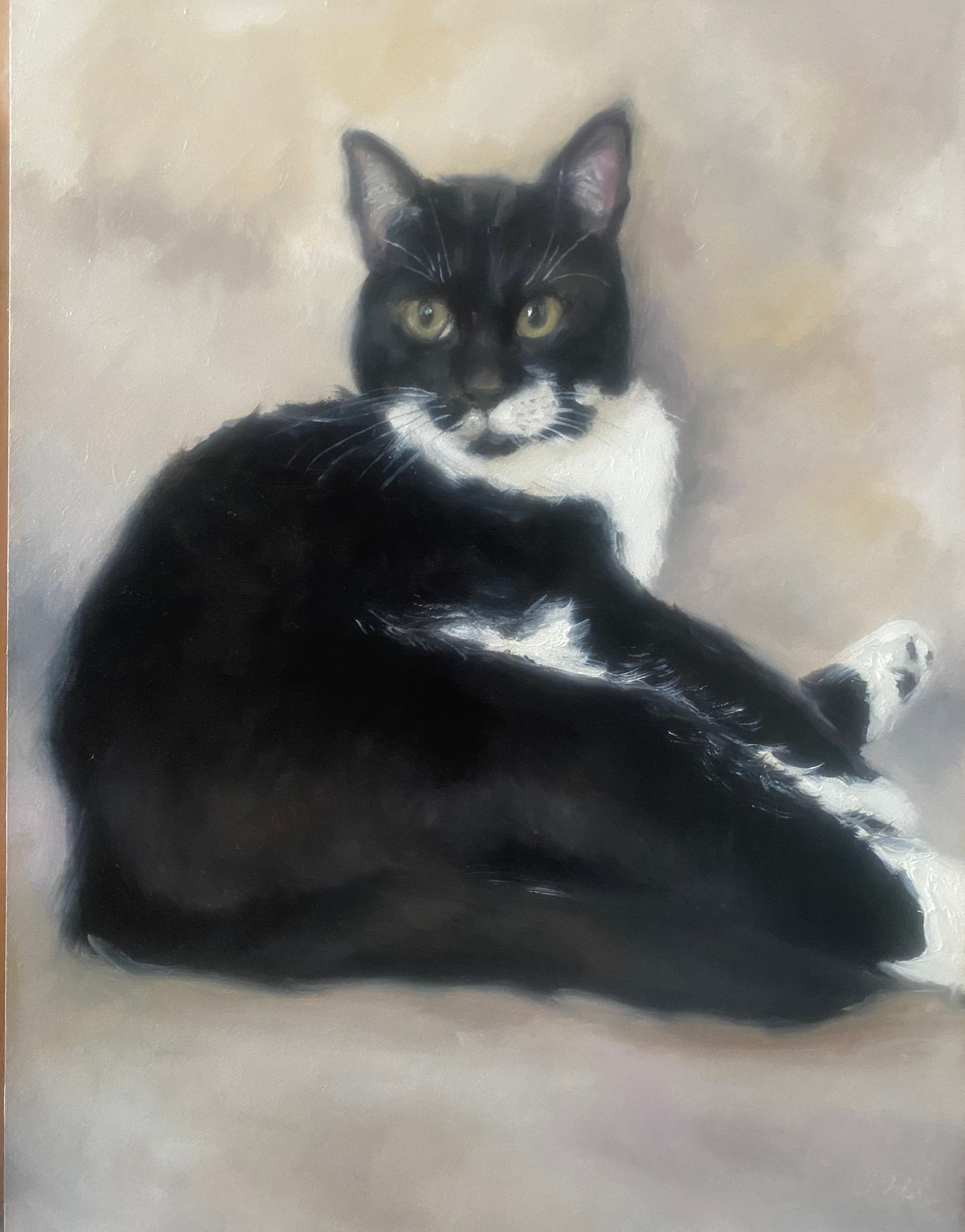 Cat portrait by SuzeMaryArt
