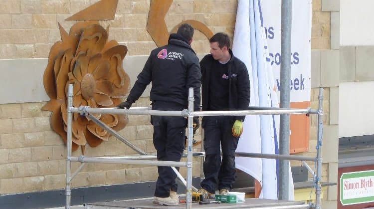 The Cyclist - Penistone Roundabout Sculpture image 2