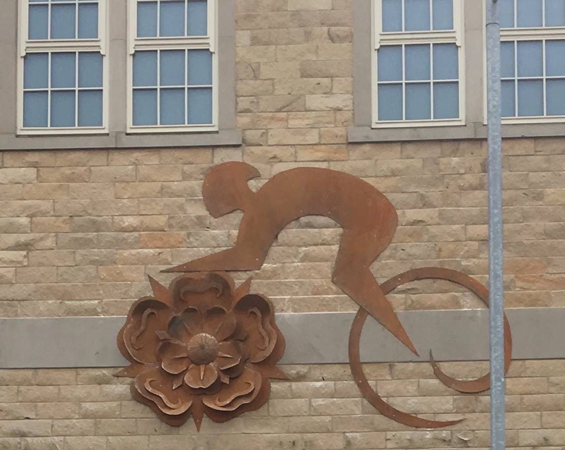 The Cyclist - Penistone Roundabout Sculpture image 3